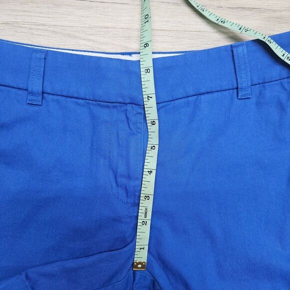 J. Crew Womens Cobalt Blue Chino Shorts Size 4 - Picture 4 of 8